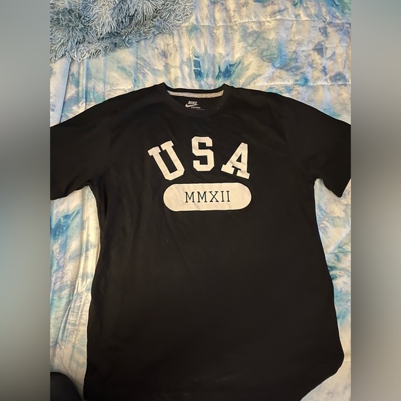 USA MMXII-NIKE SHIRT in Black size LARGE - Picture 1 of 3